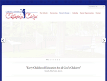 Tablet Screenshot of christlutheranchildrenscenter.org